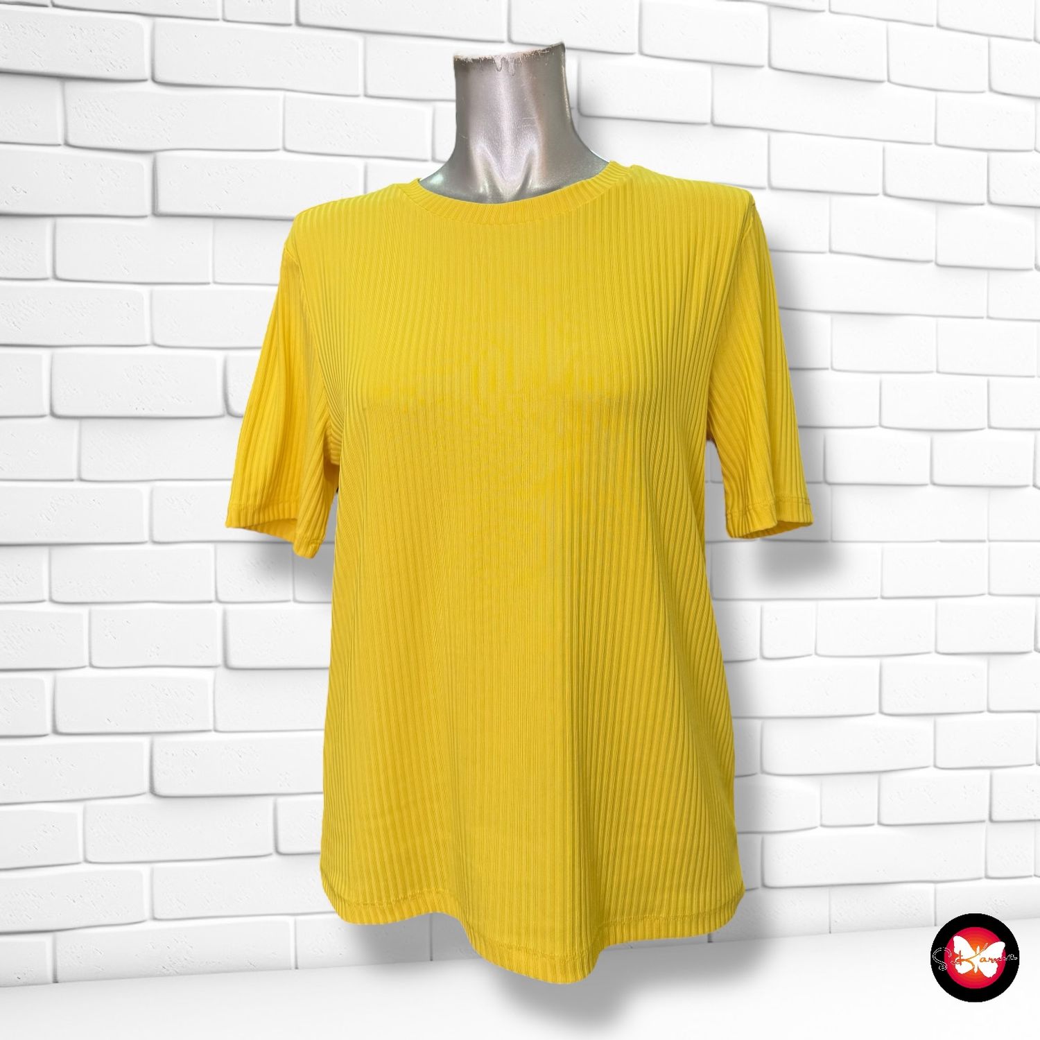 Camiseta de manga corta PIECES Talla S (grande)