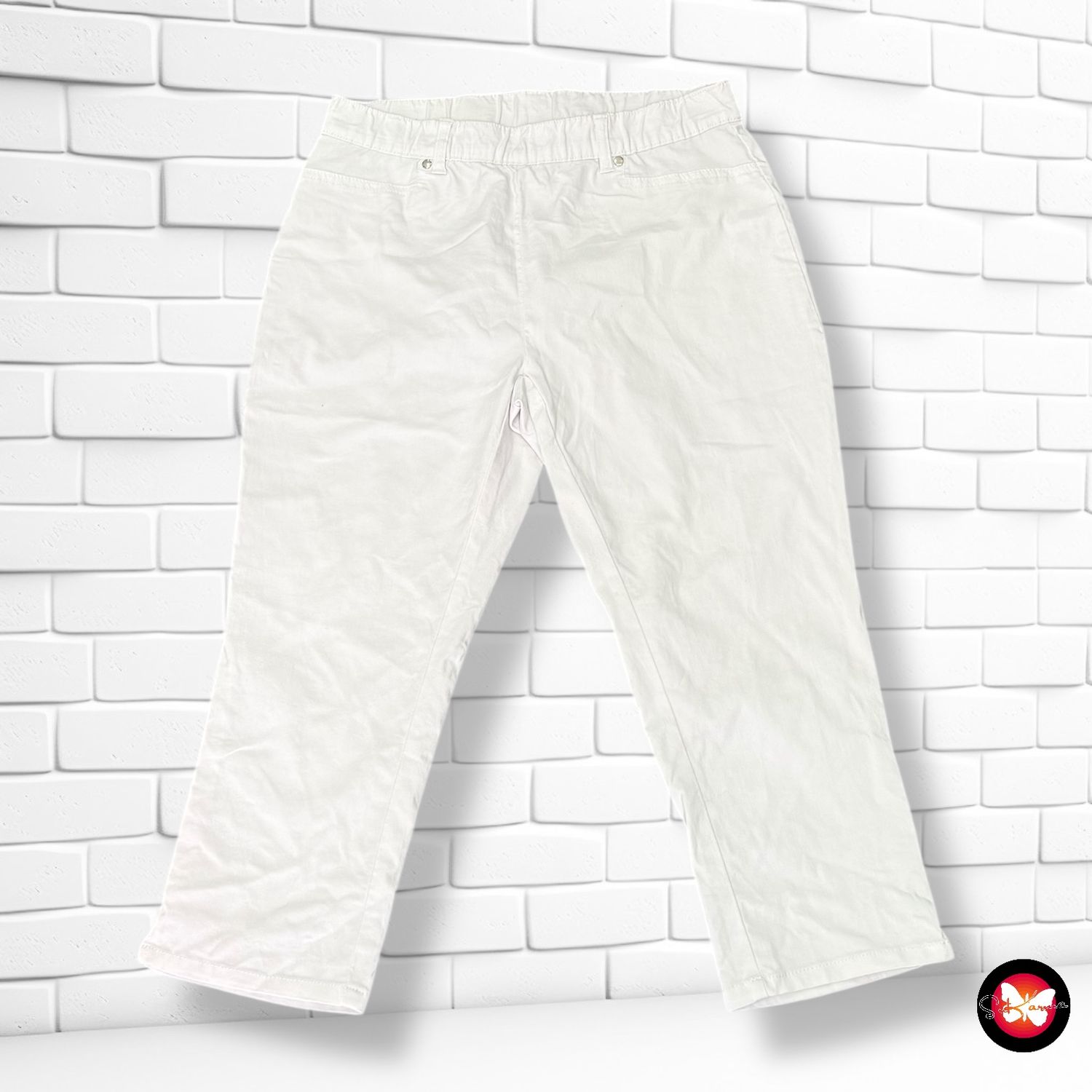 Pantalón capri elástico JANINA Talla 40