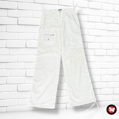 Pantalón cargo de lino Talla L