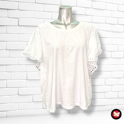 **HOY** Camiseta con mangas de volante H&amp;M Talla XXL