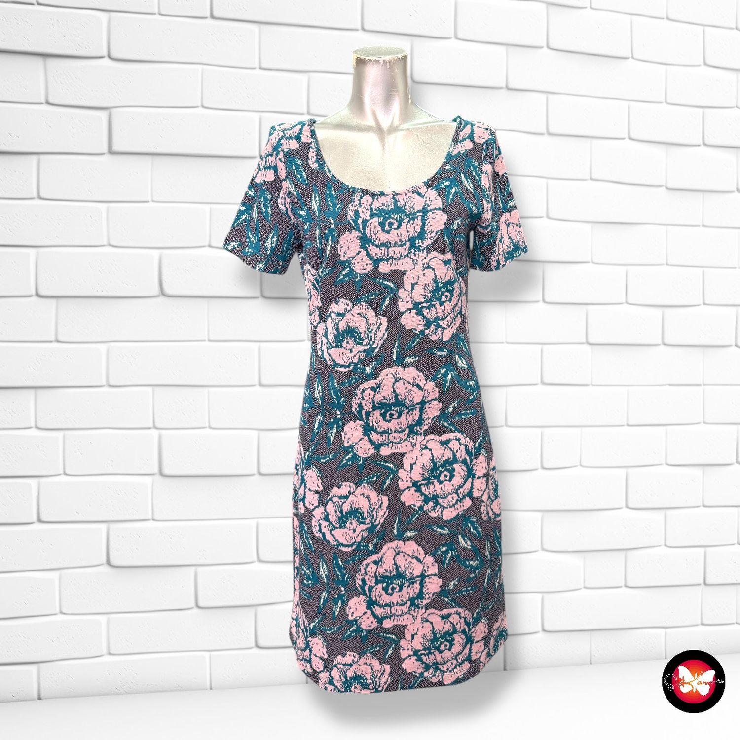 Vestido de punto con estampado LE PEP Talla S