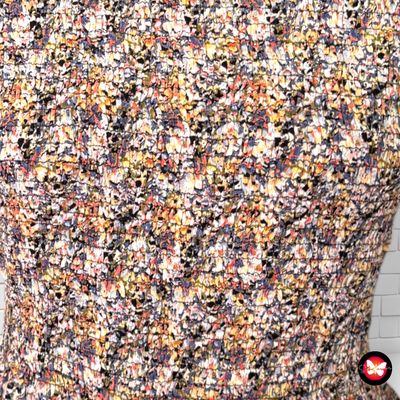 **HOY** Vestido midi de florecitas PIECES Talla S