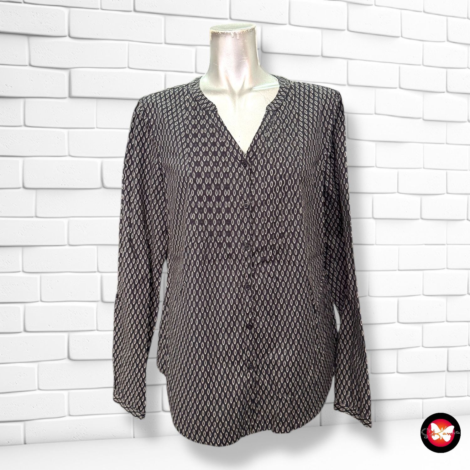 Camisa con estampado COMMA Talla 36