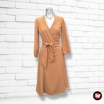 **HOY** Vestido cruzado con cinturón SIMONE Talla XXS (pequeña)