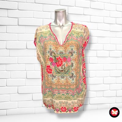 **HOY** Blusa con estampado Talla Única