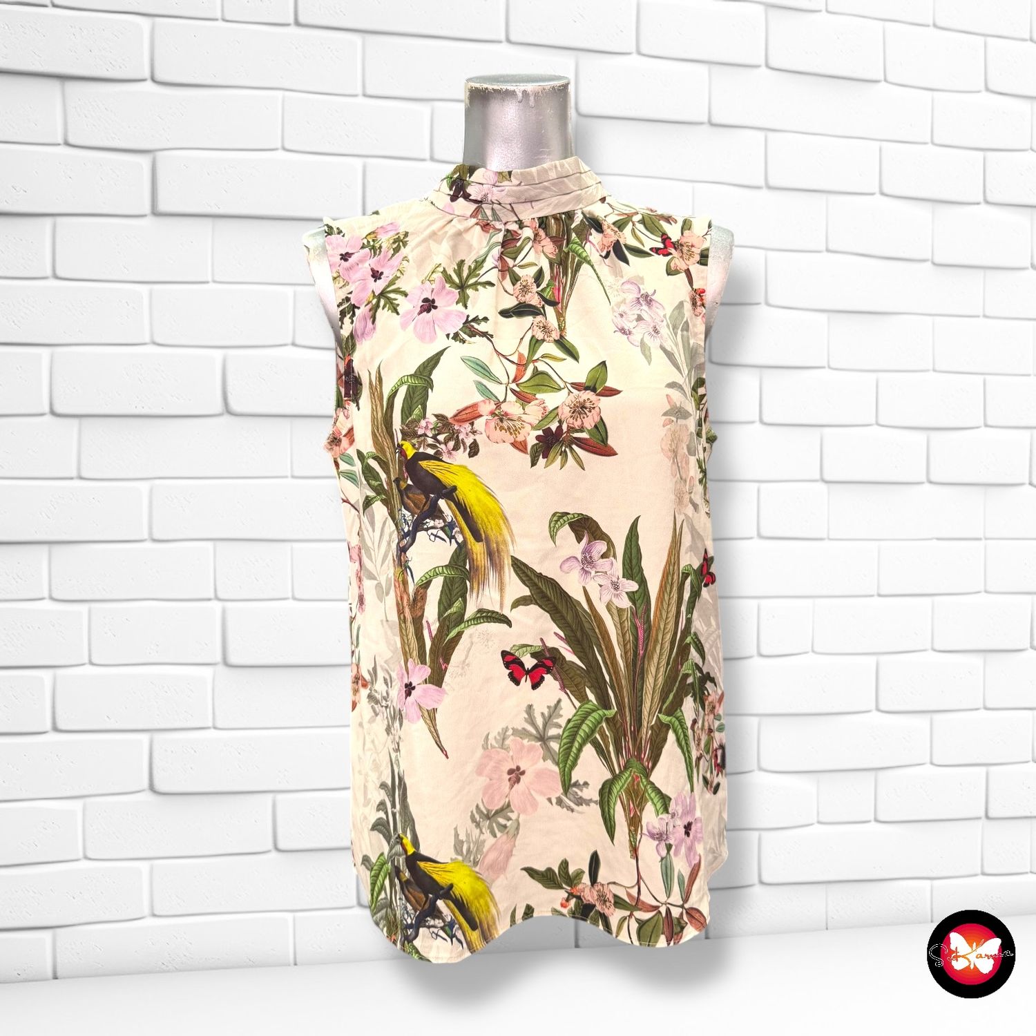 Blusa con estampado H&amp;M Talla S