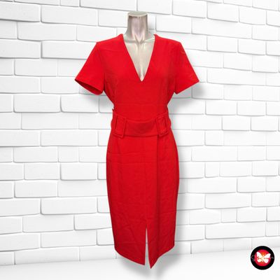 Vestido formal con cinturón Talla S