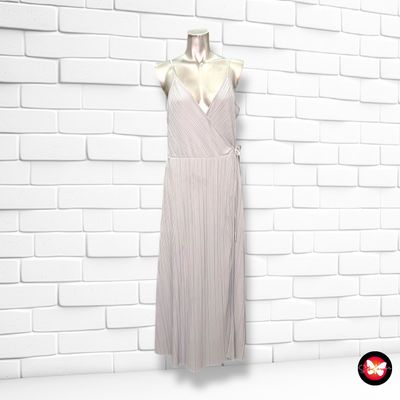 Vestido midi plisado H&amp;M Talla M