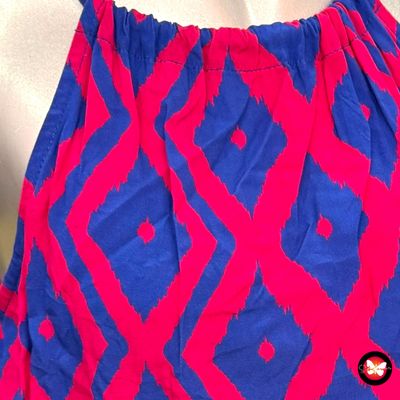 **HOY** Vestido largo con estampado GEISHA Talla 36