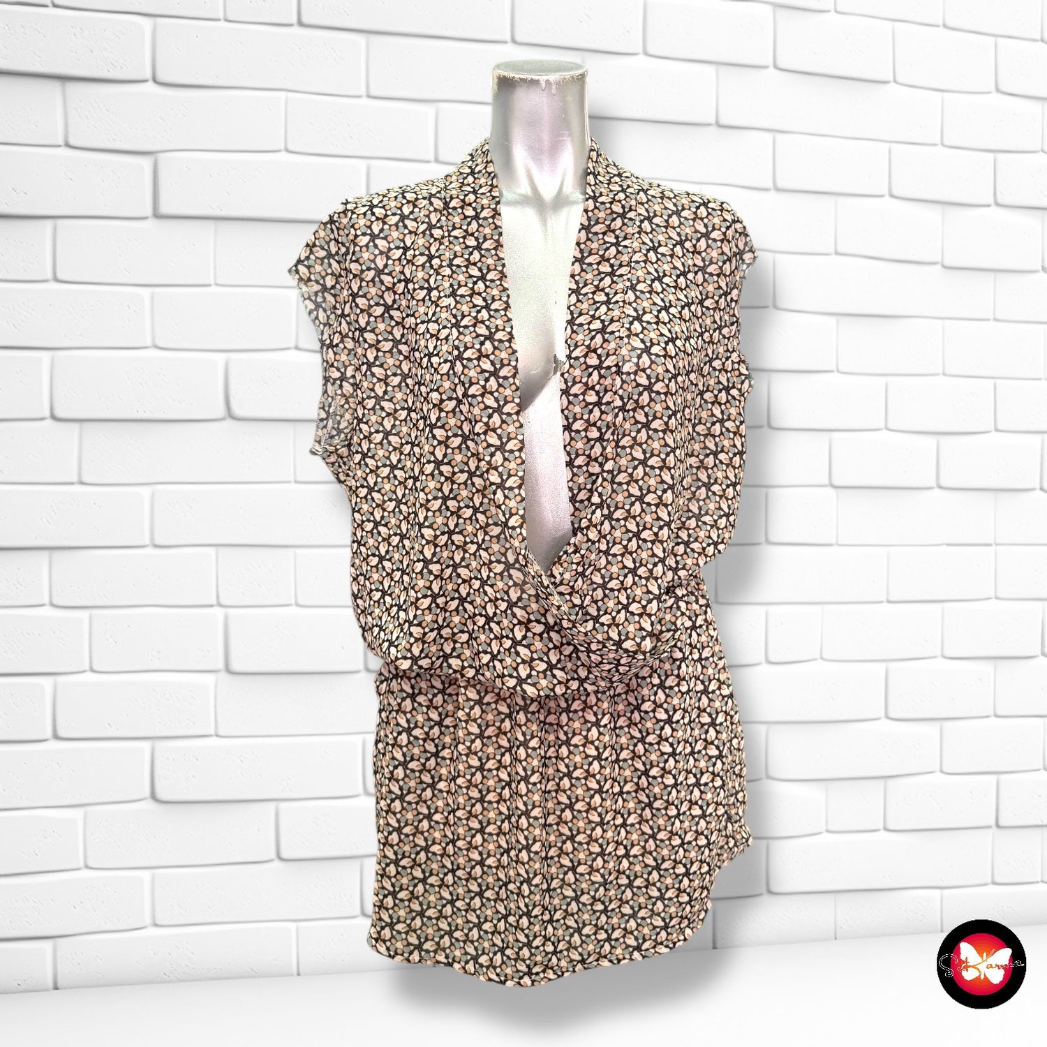 Vestido con estampado Talla M