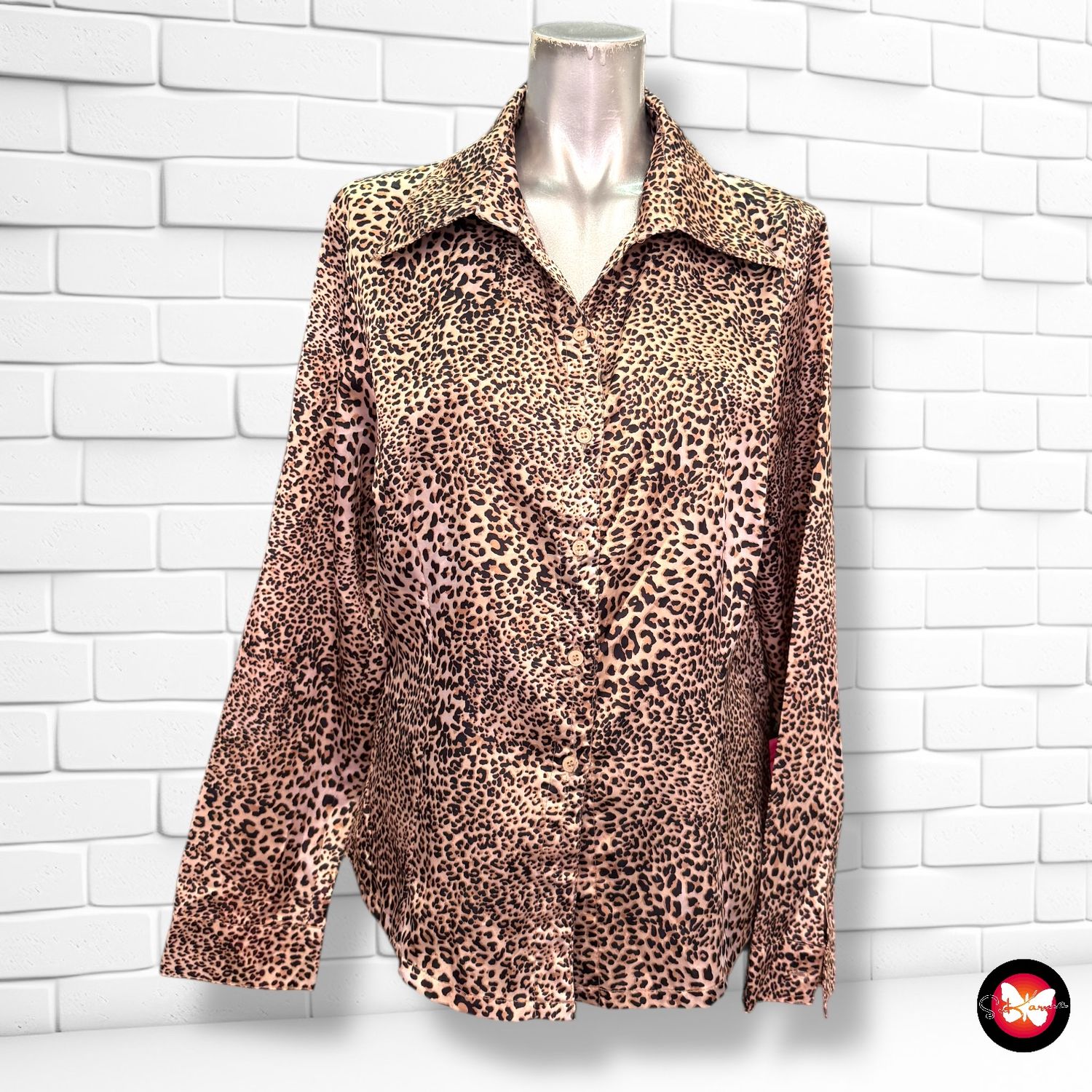 Camisa con estampado animal print JARAMAGO Talla M