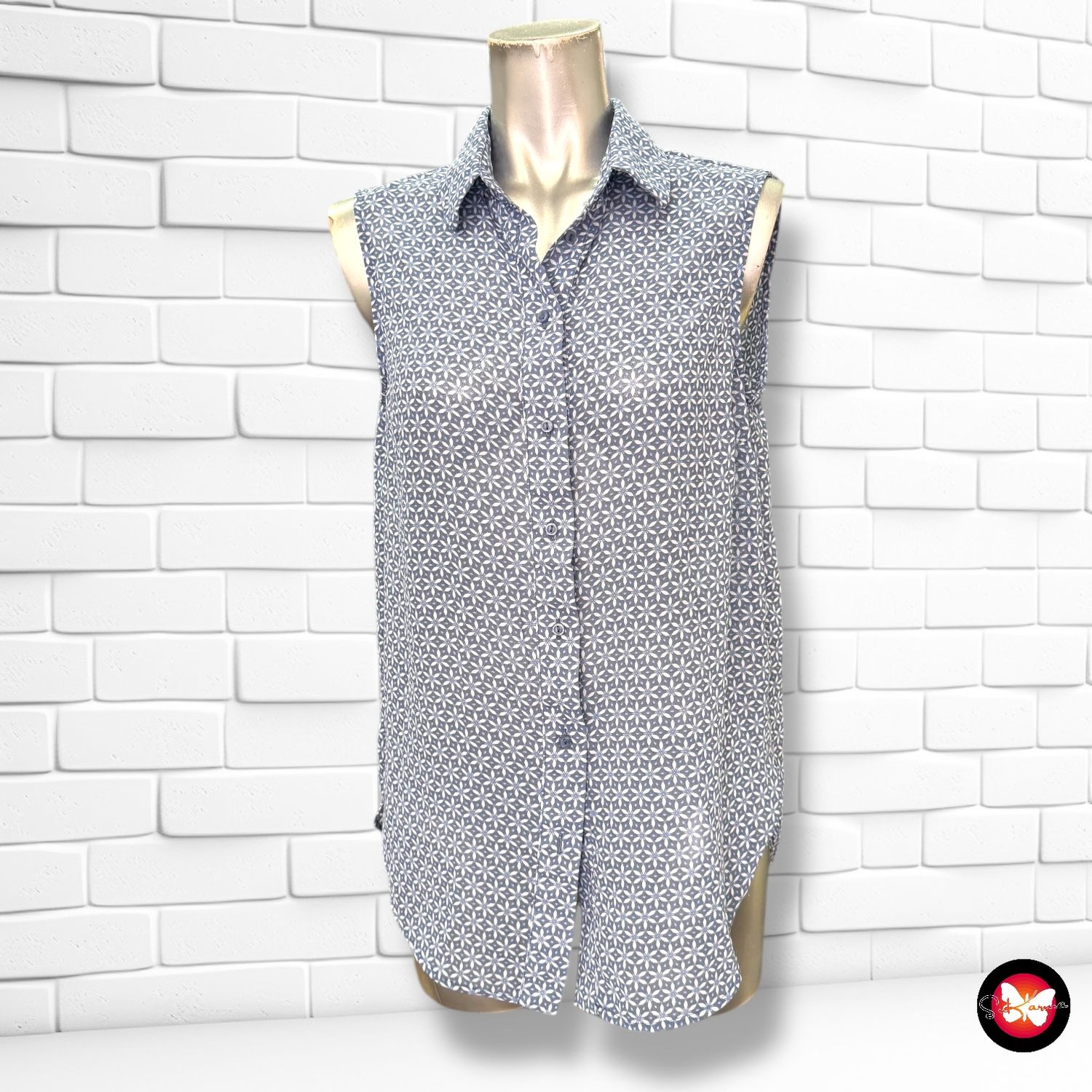 **HOY** Camisa con estampado H&amp;M Talla 34
