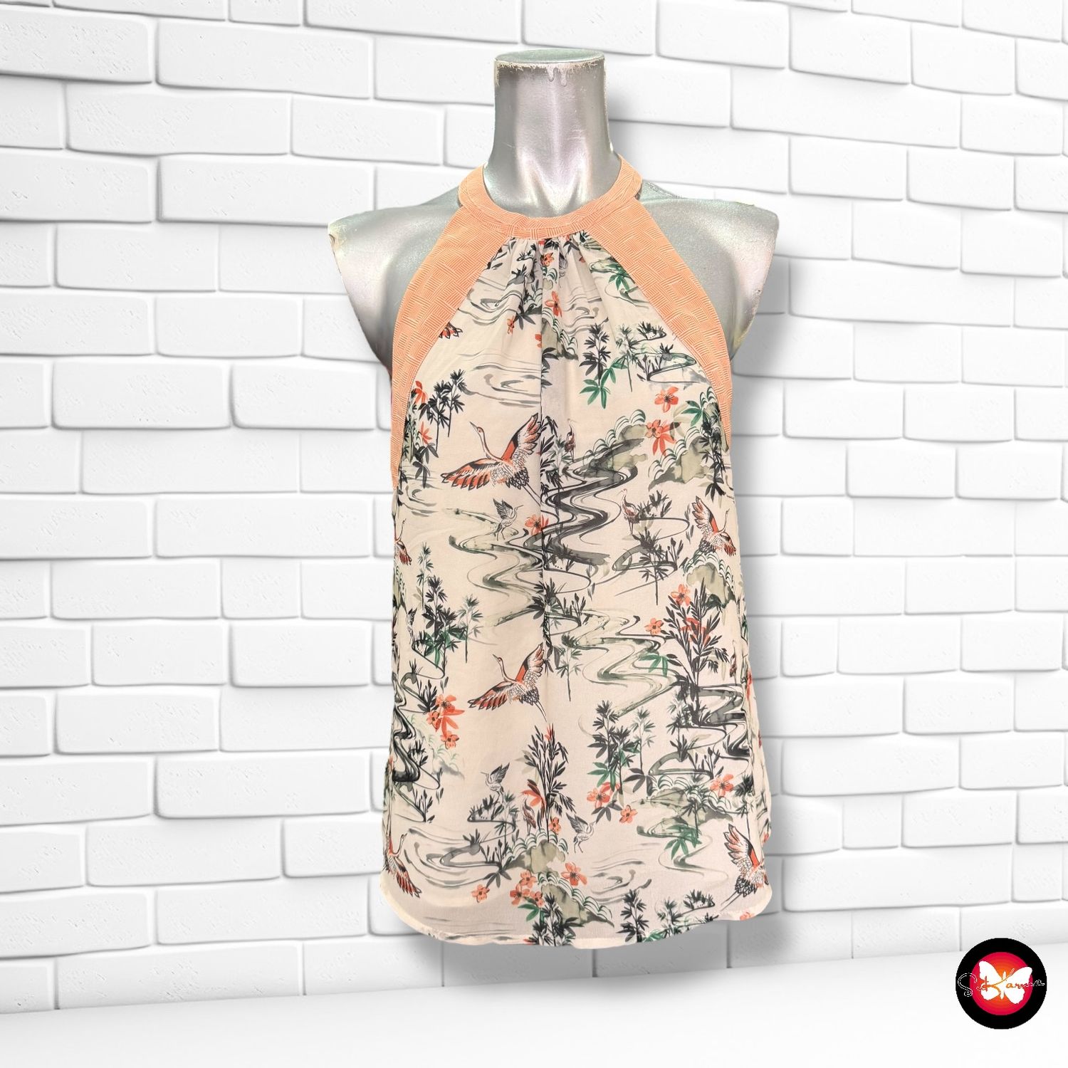 Blusa con estampado H&amp;M Talla 34