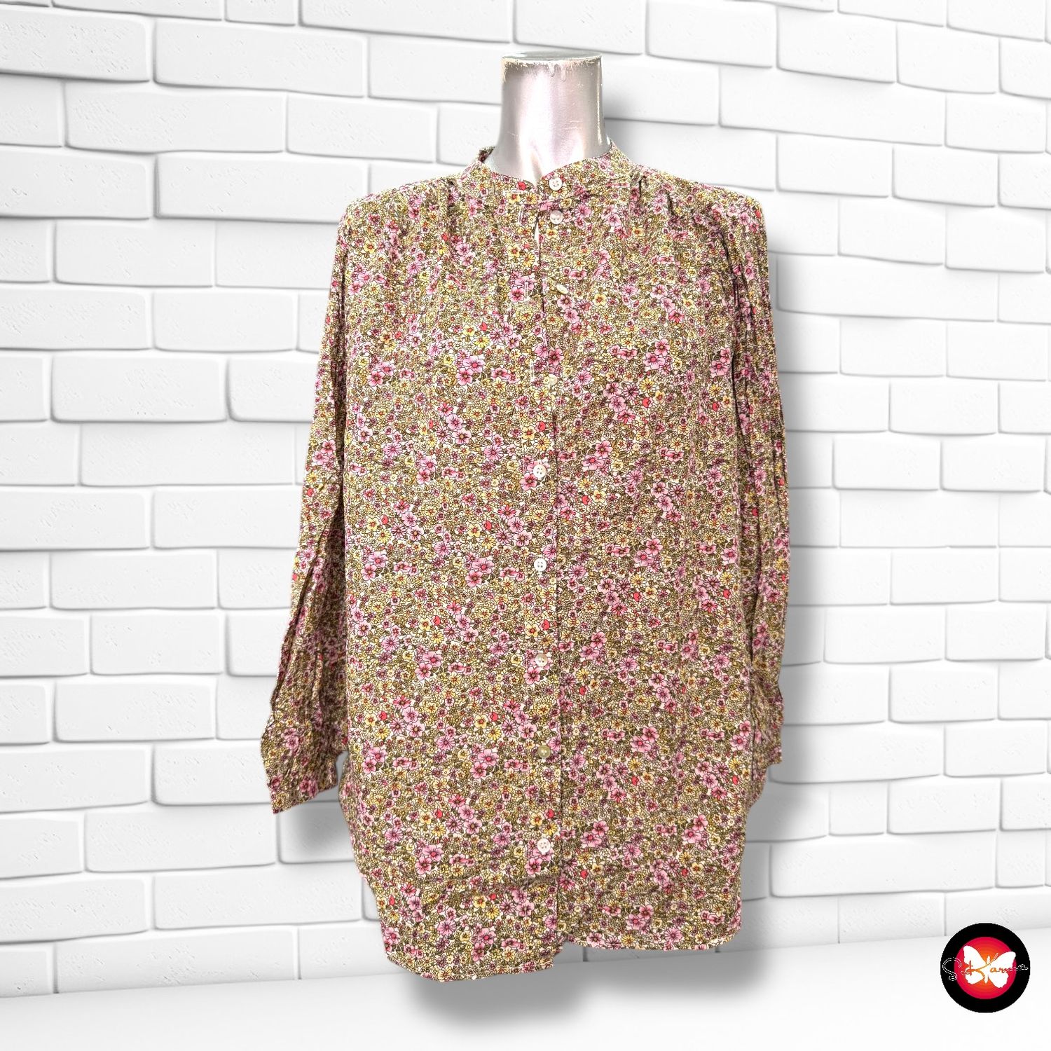 Camisa de florecitas H&amp;M MAMÁ Talla S