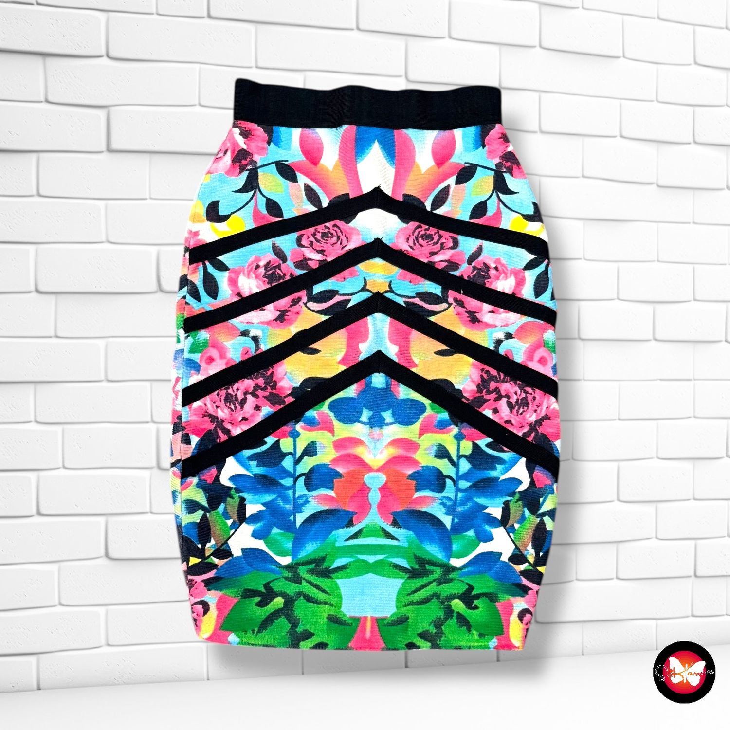 Falda lápiz de punto BONBON Talla S