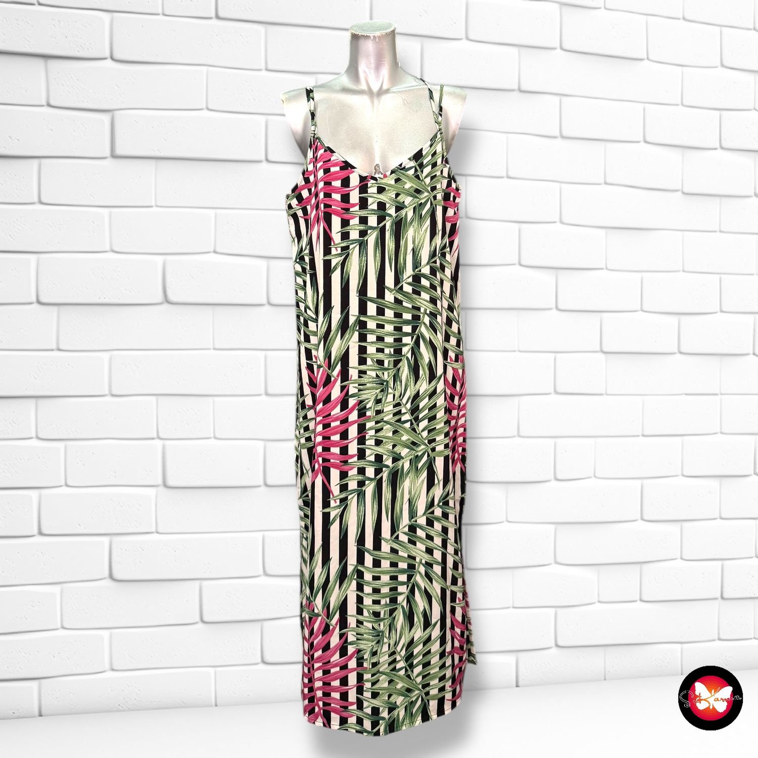 Vestido largo con estampado JAQUELINE DE YONG Talla 38