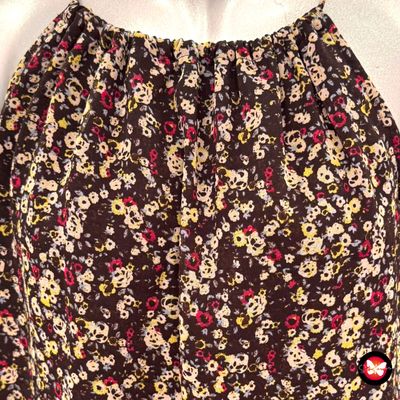 Blusa de florecitas PIECES Talla M