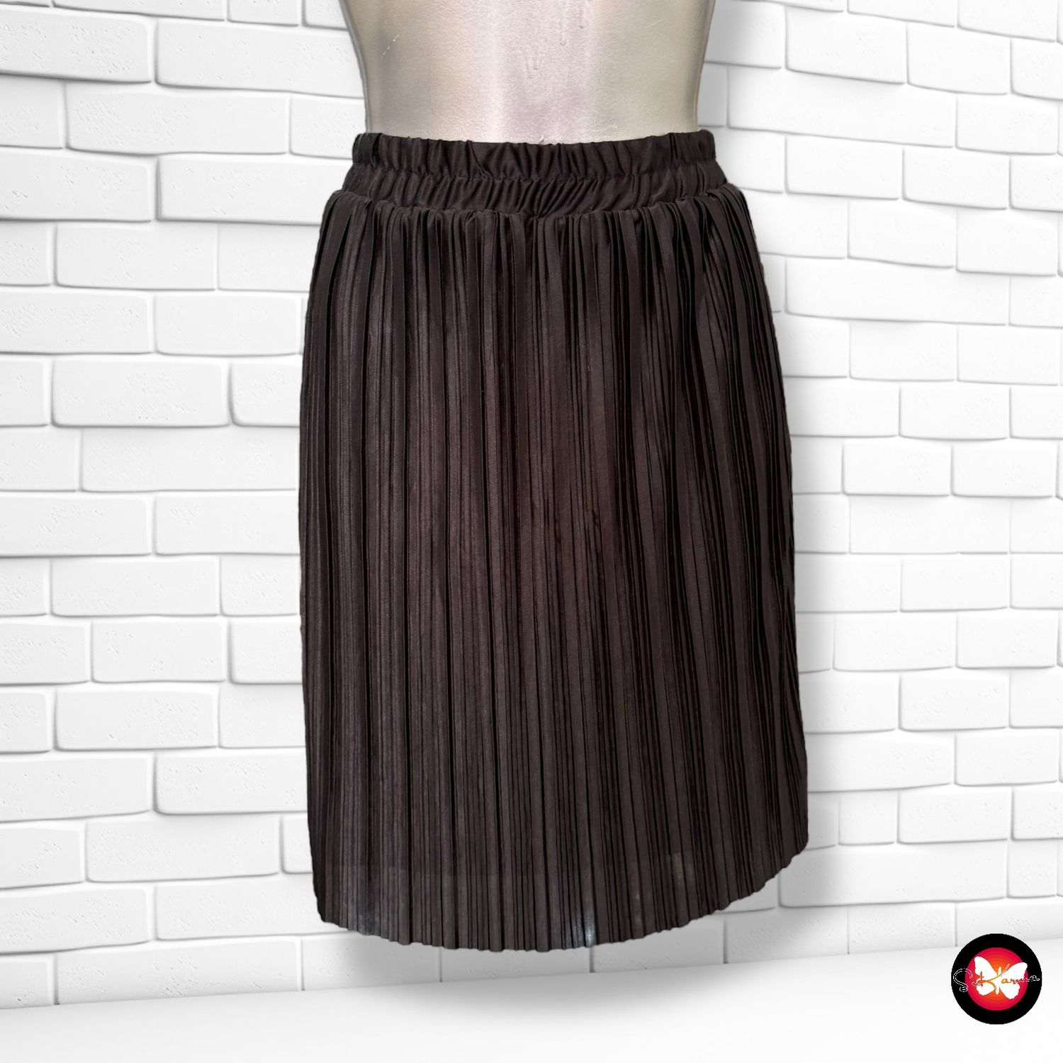 Falda de noche plisada COSTES Talla L