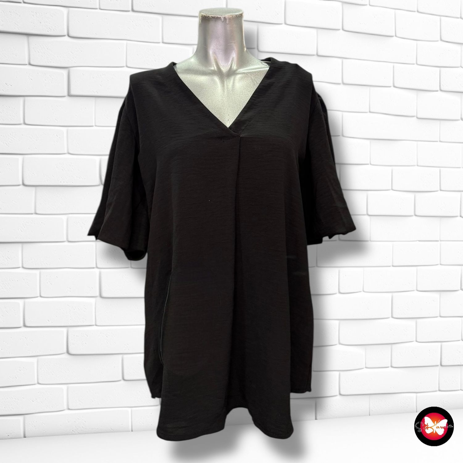 Blusa de mangas abullonadas COSTES Talla L