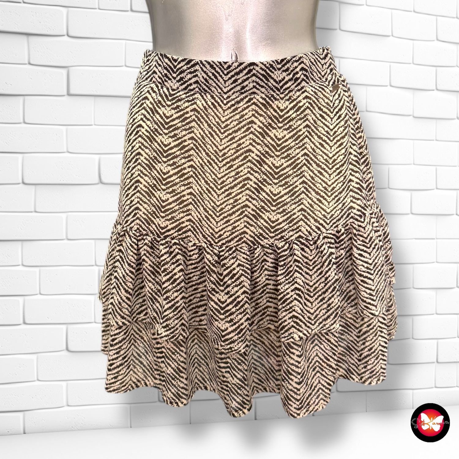 Falda con estampado AMBIKA Talla L