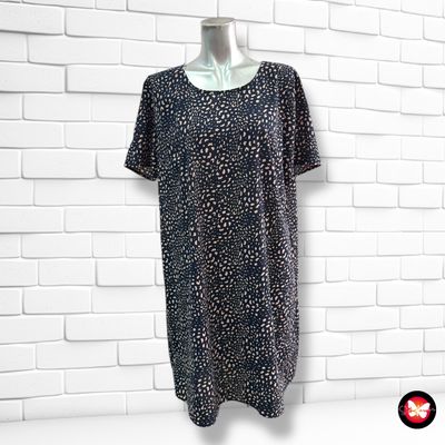 Vestido de manga corta con estampado PIECES Talla L