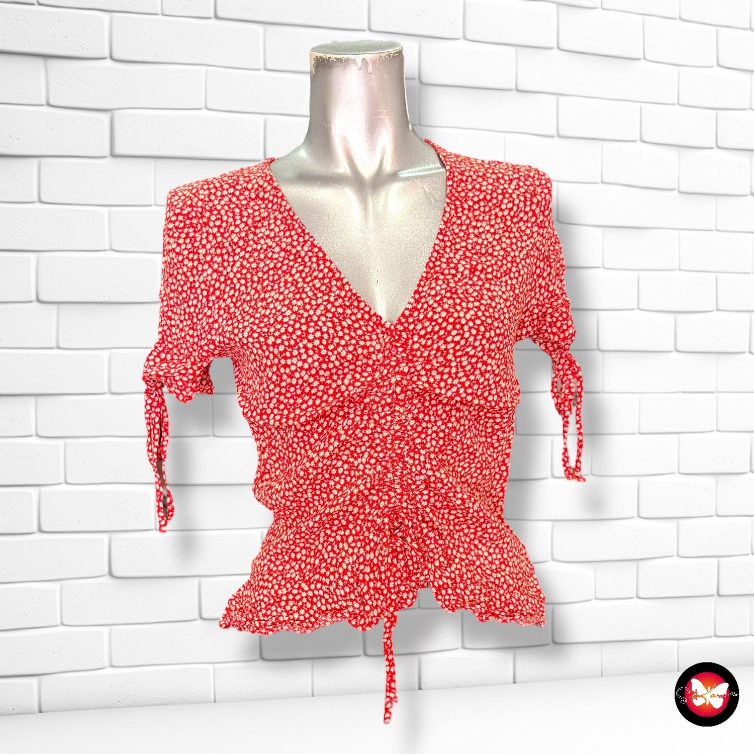 Blusa con estampado H&amp;M Talla 36