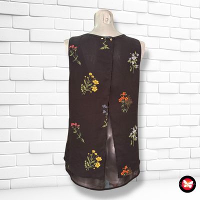 **HOY** Blusa sin mangas con estampado H&amp;M Talla 38