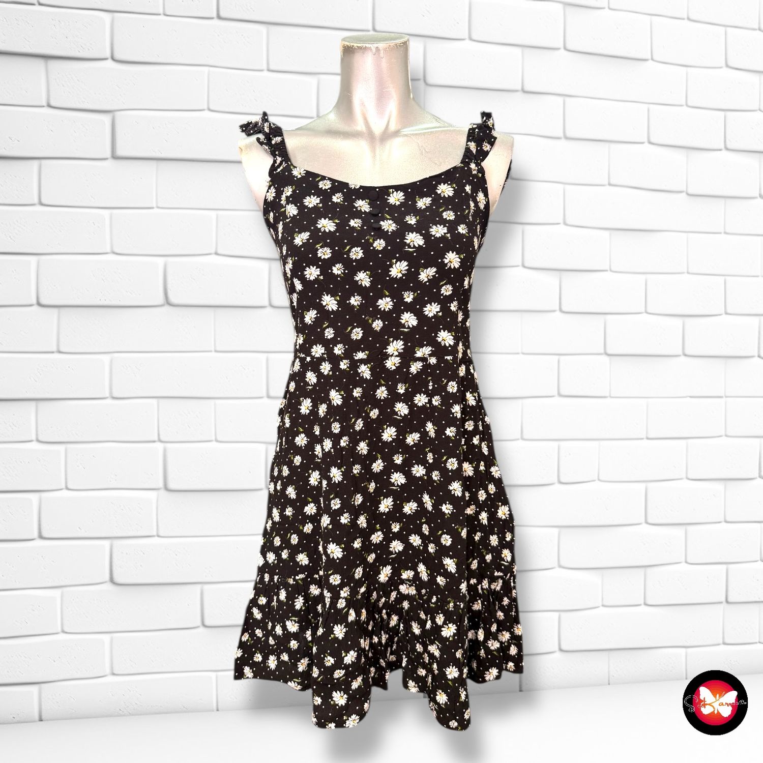 Vestido con estampado margaritas  KOTON Talla 38