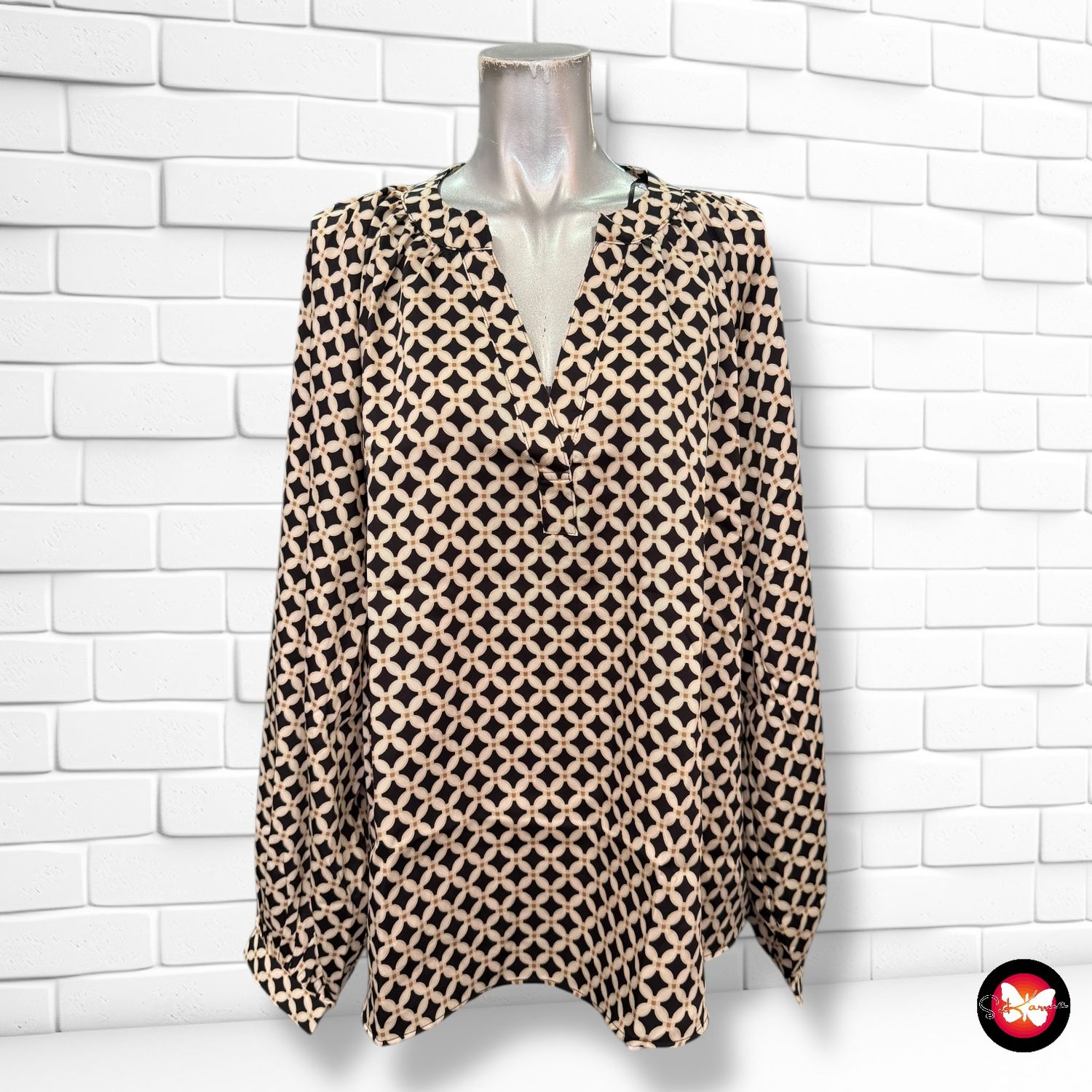 Blusa con estampado H&amp;M Talla M (grande)