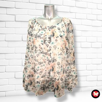Blusa con estampado Talla XL