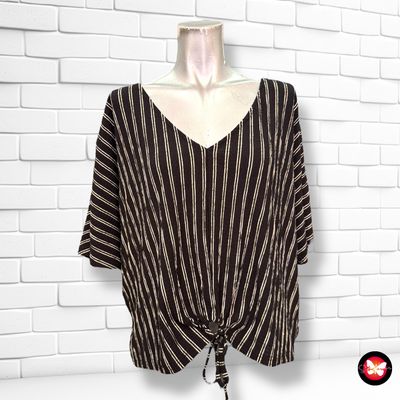 Blusa con lazo JEAN PASCALE Talla L