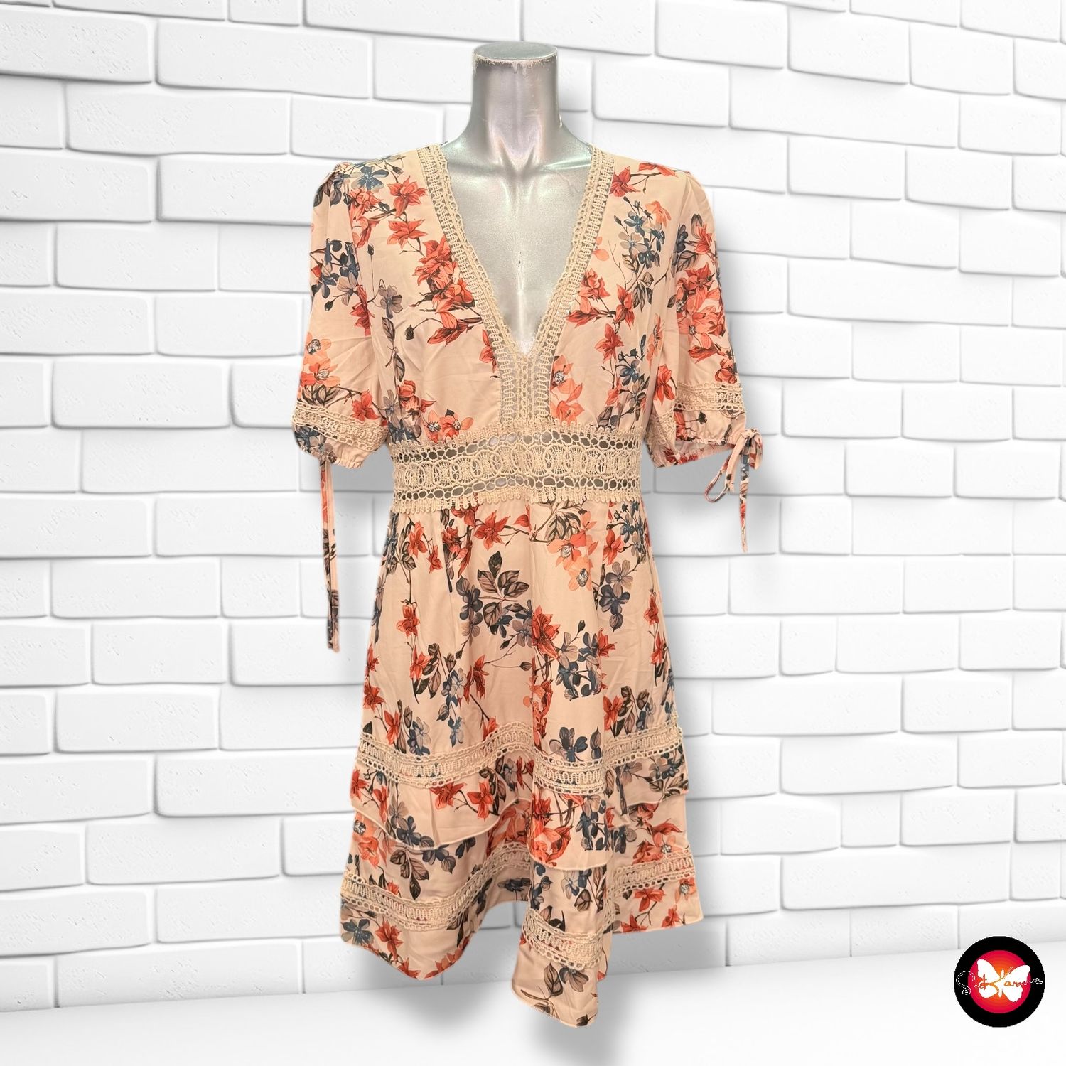 Vestido con estampado SHEIN Talla L