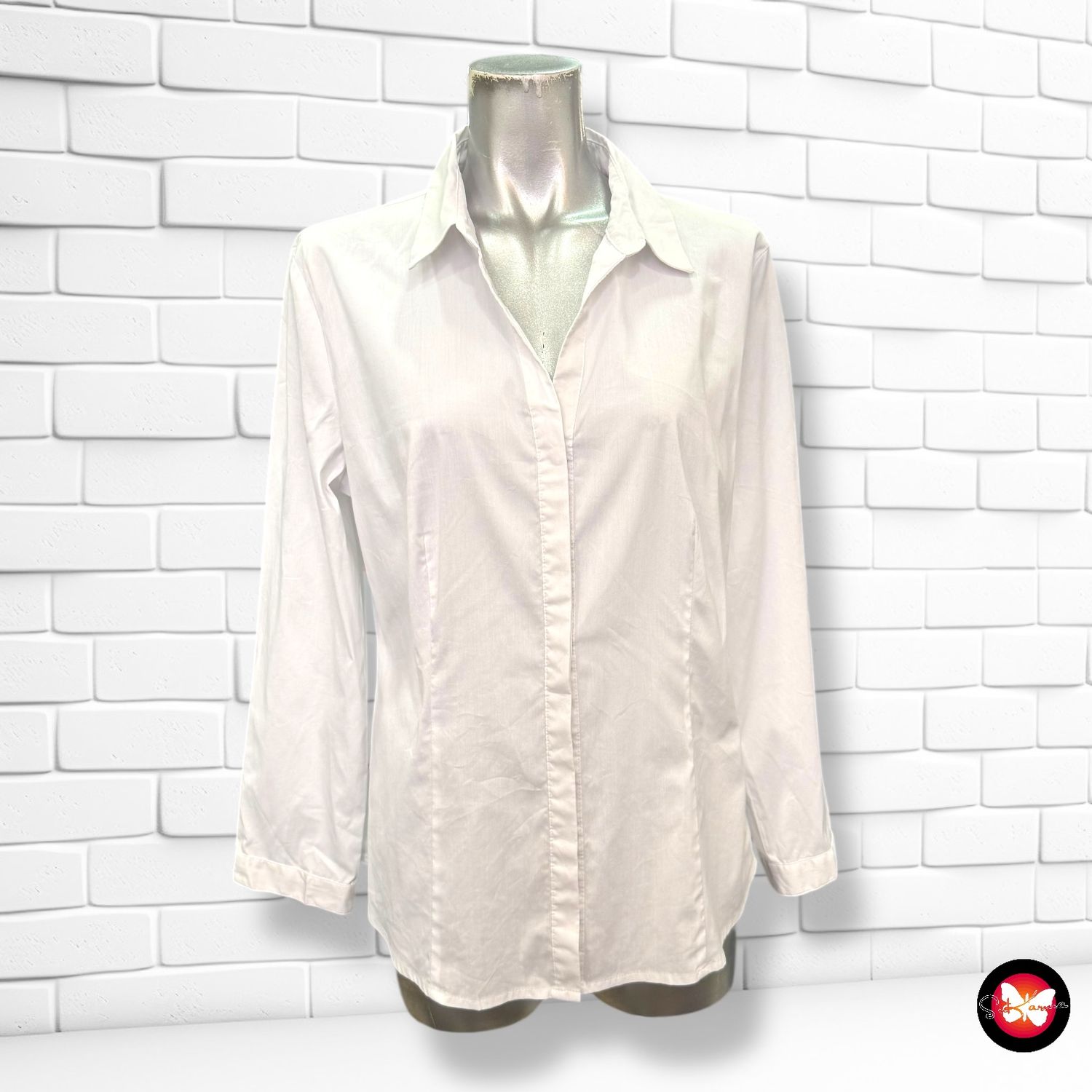 Camisa básica blanca Talla M/L