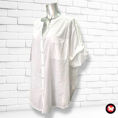 **HOY** Camisa básica blanca H&amp;M Talla 50