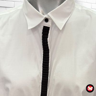 **HOY** Camisa básica blanca con ribete BLUE MOTION Talla 42