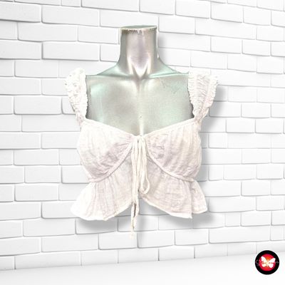 Blusa cropped PULL&amp;BEAR Talla L (pequeña)