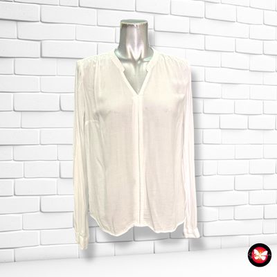 **HOY** Blusa básica blanca ESMARA Talla 36