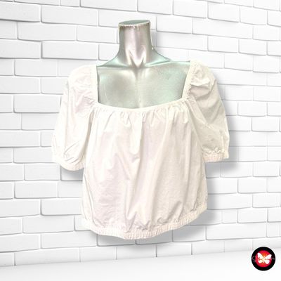 Blusa cropped escote barco H&amp;M Talla M (grande)