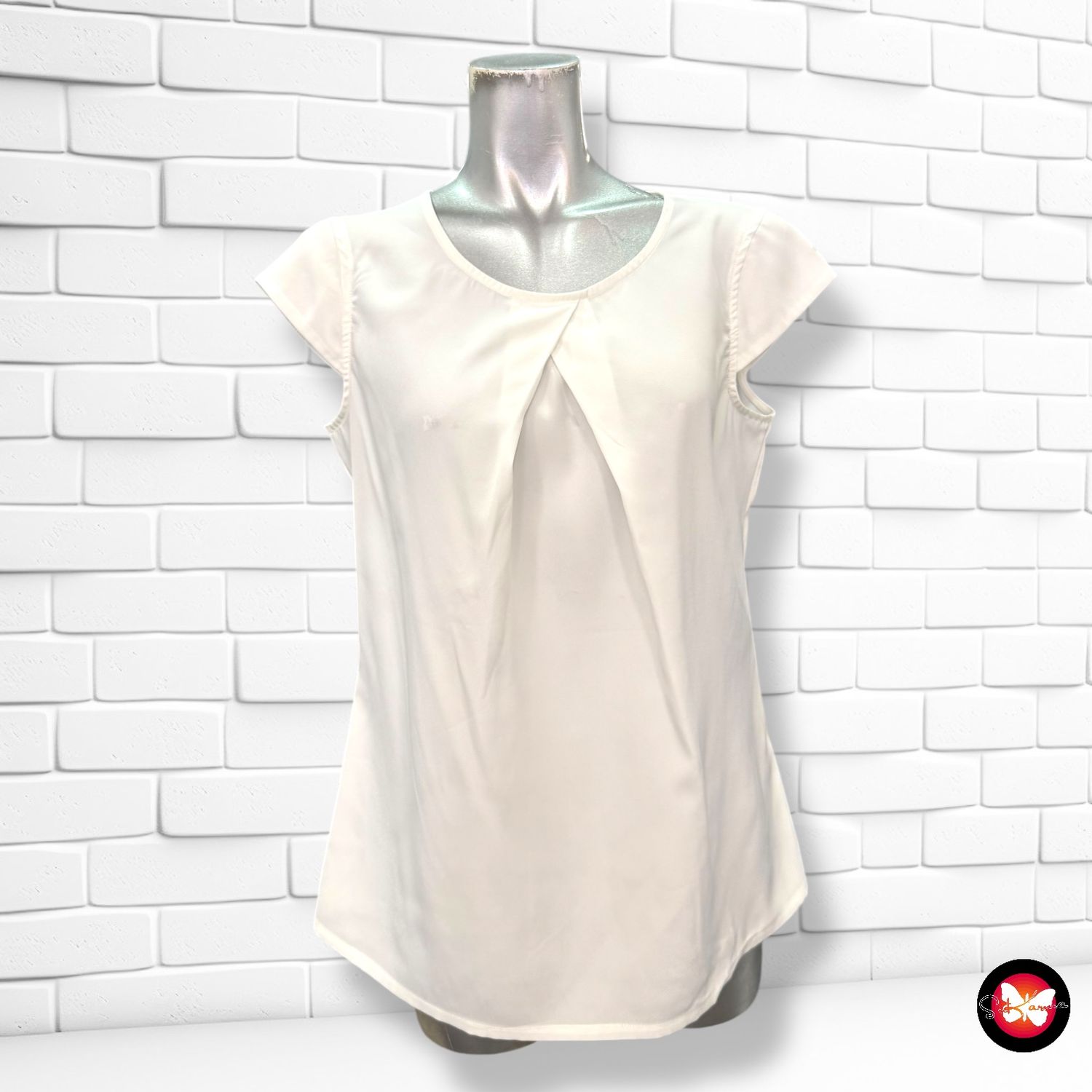 Blusa básica blanca JAKE*S Talla 36