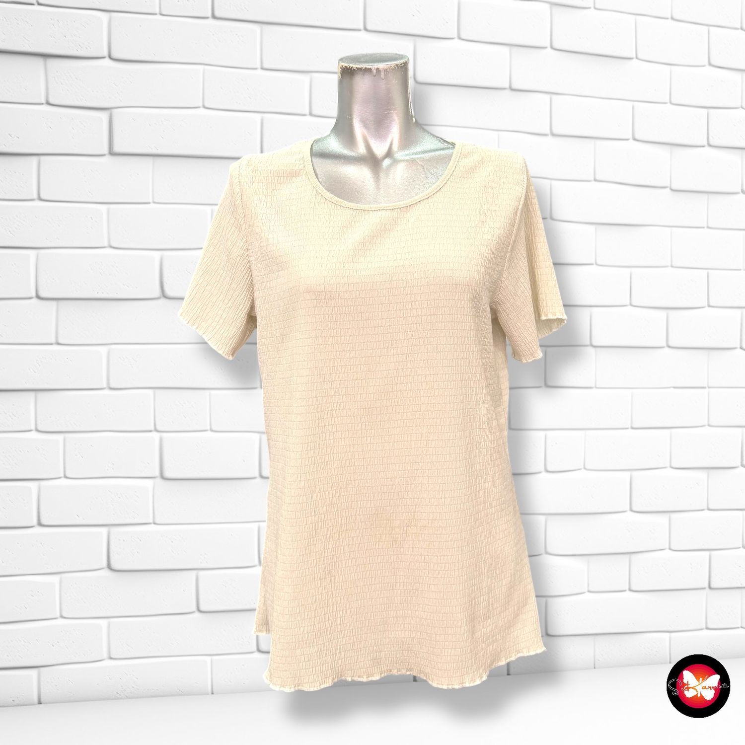 Blusa básica de manga corta KAPALUA Talla L