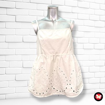 Blusa de tirantes con broderie PRIMARK Talla 40