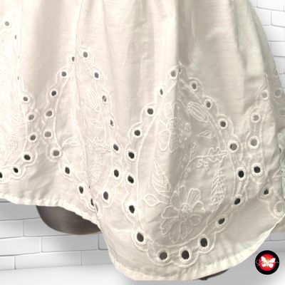 Blusa de tirantes con broderie PRIMARK Talla 40