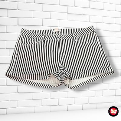 Short vaquero de rayitas H&amp;M Talla 42