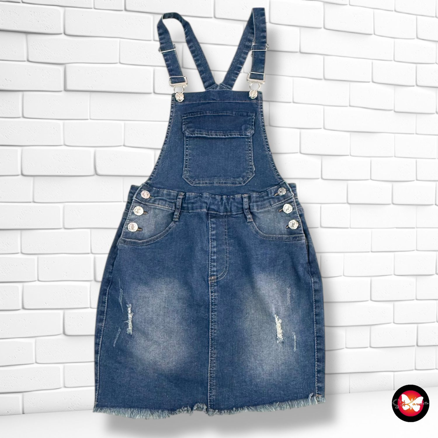 Peto vaquero SHEIN Talla XS