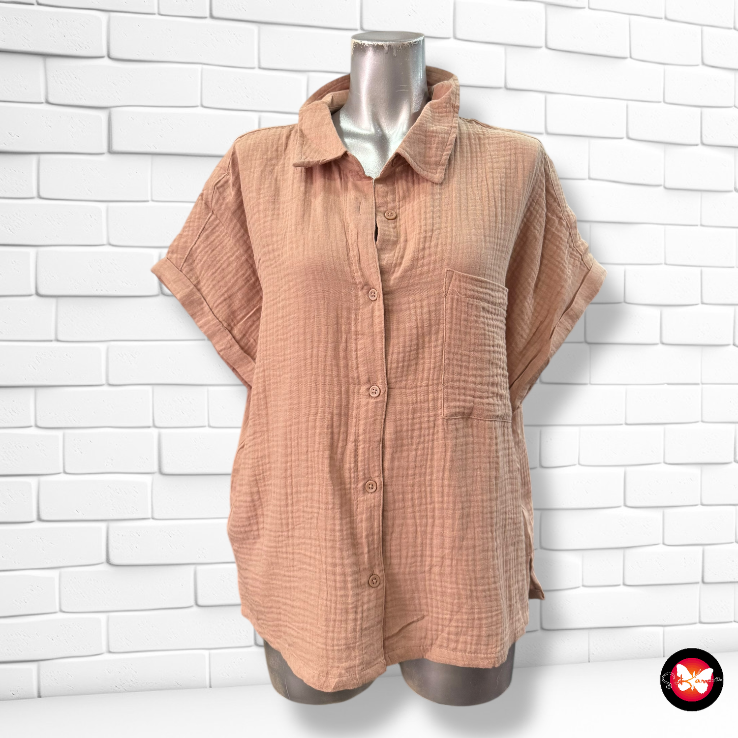 Camisa de manga corta GEORGE Tallas Varias
