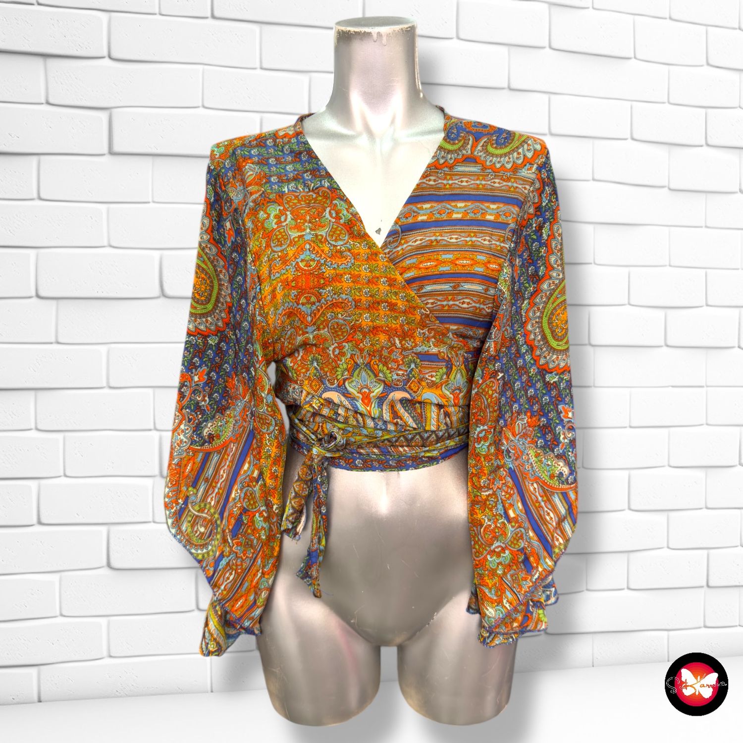 Blusa cruzada Talla Única