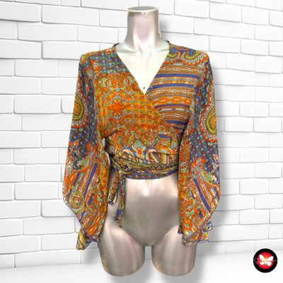 Blusa cruzada Talla Única