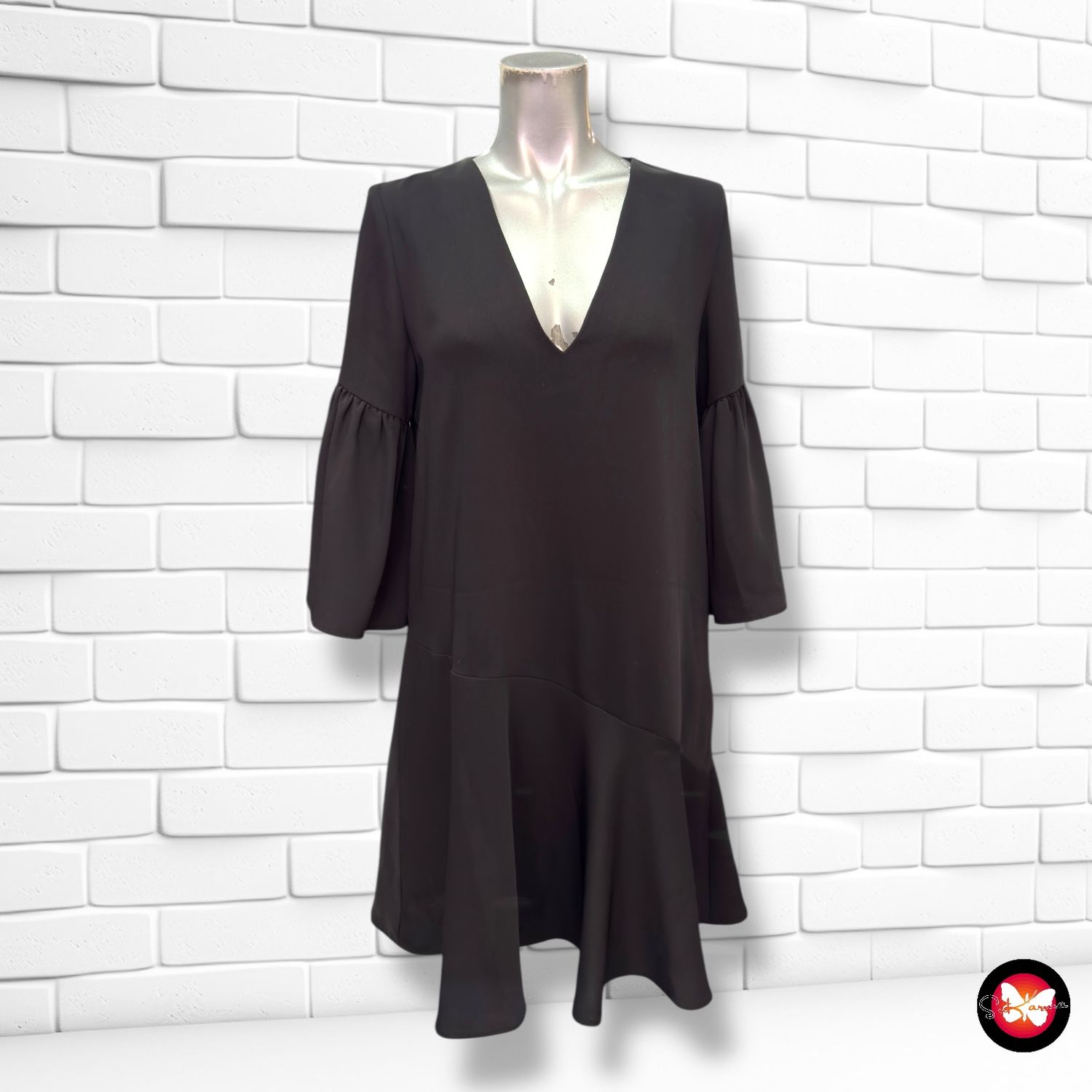 Vestido de manga ancha MANGO Talla XS