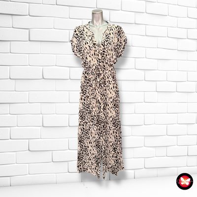 Vestido largo con estampado MELTING Talla M