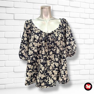 **HOY** Blusa con estampado MANGO Talla M